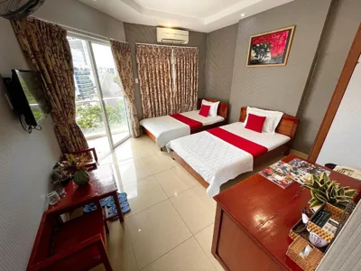 Chambre twin — Quang Hoa Airport Hotel